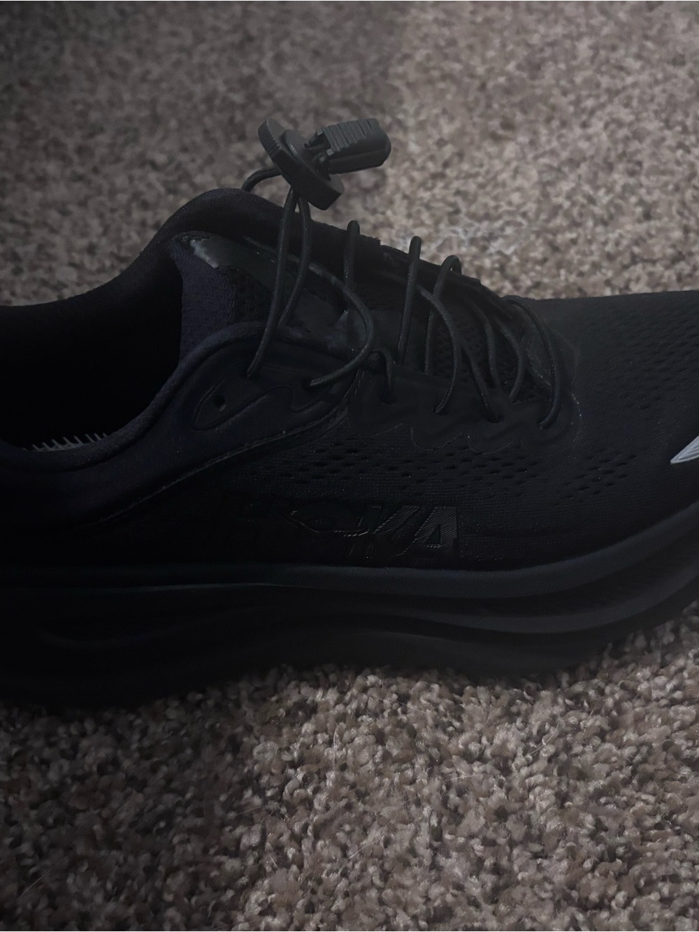 Hoka Women's Black Athletic Running Shoe
